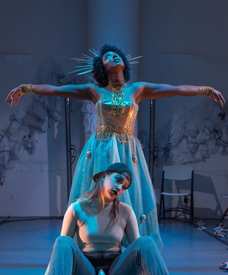 Queer Now bring their characters to life with drag, lip-synching, and dance. Photos by Jason Fisch