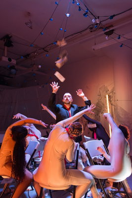 Queer Now bring their characters to life with drag, lip-synching, and dance. Photos by Jason Fisch