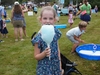 Emarie Maynard enjoys cotton candy during the Blueberry Parade.
Photo Sarah Shippee