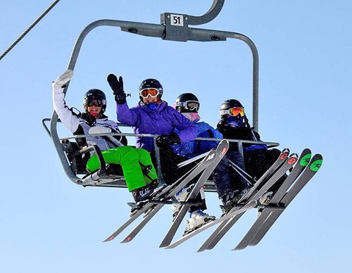 Moms can ski for $25 at Bromley Mountain on March 6. 