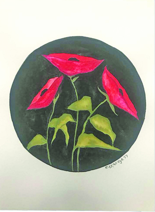 Erin Tzaczyk’s first piece of art