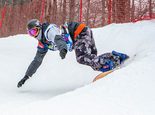 A competitor in last year’s Vermont Open. 