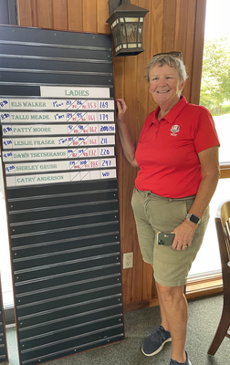 Els Walker won the Ladies’ Championship. Photo courtesy John Cleanthes