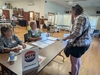 Mike Eldred
In Whitingham, Terry Morse and Julie Muller check in a voter at the polls for the state primary election on Tuesday.
