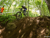 Sito LaRocque goes down an embankment during the 2025 Eastern States Cup at Mount Snow. The event was LaRocque’s second win in the Expert Female class last season.