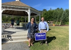 Rep. Laura Sibilia, of Dover, and Democratic candidate for Vermont Attorney General Rory Thibault